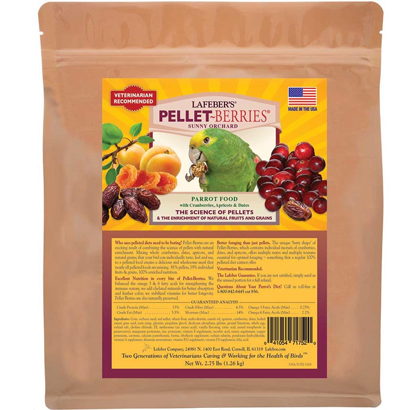 Pellet-Berries for Parrots 2.75 lb
