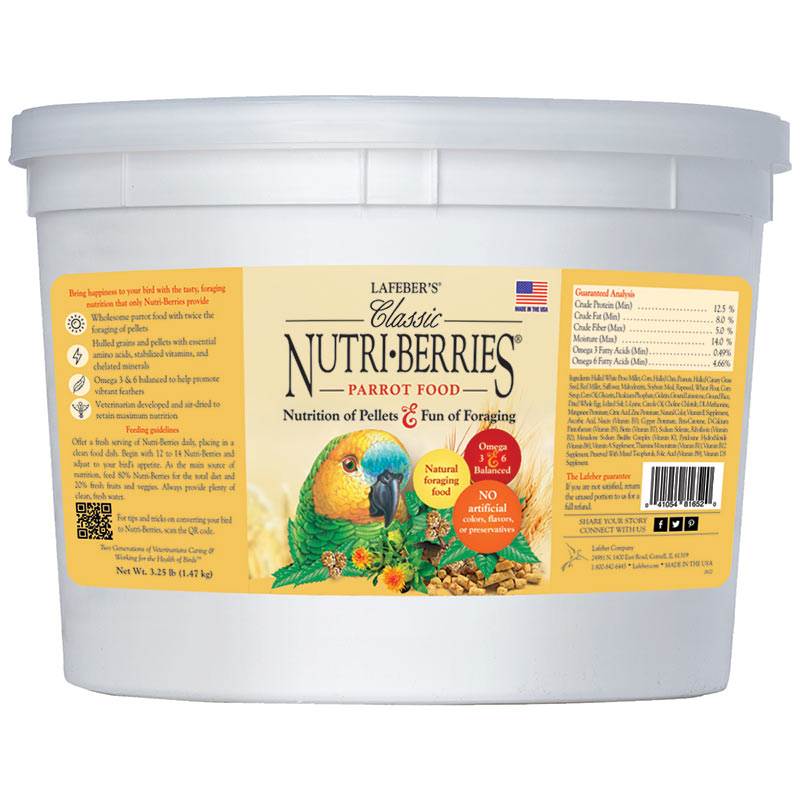 Parrot Nutri-Berries 3.25 lb (1.47 kg)