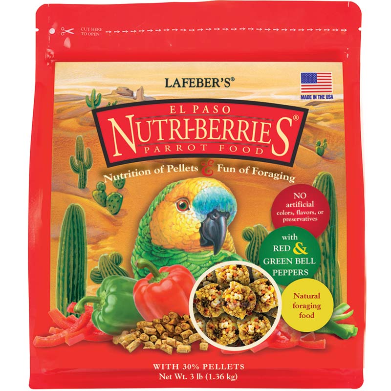 El Paso Nutri-Berries for Parrots 3 lb (1.36 kg)