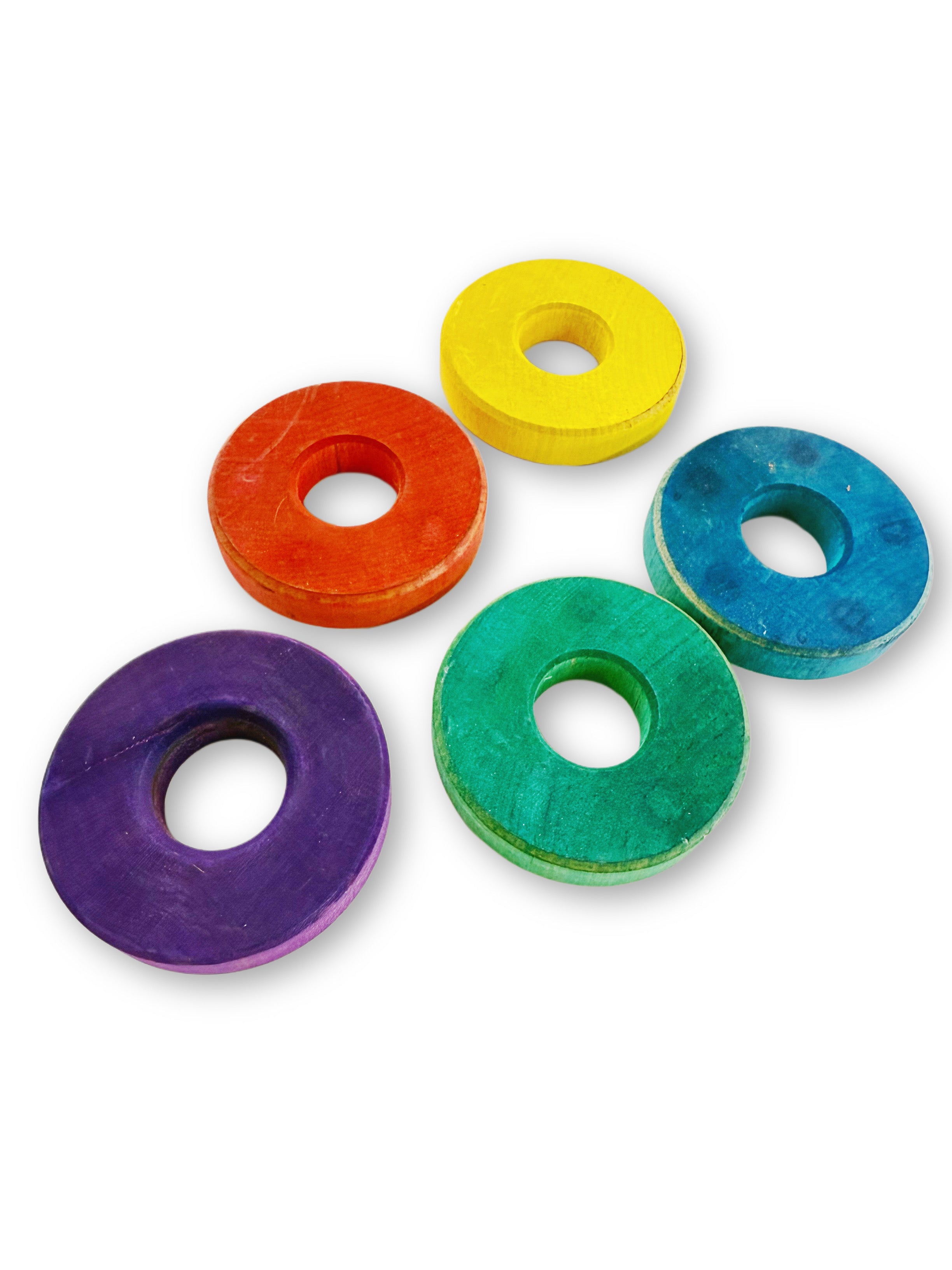 Chunky Wood Disks - 5 Pack