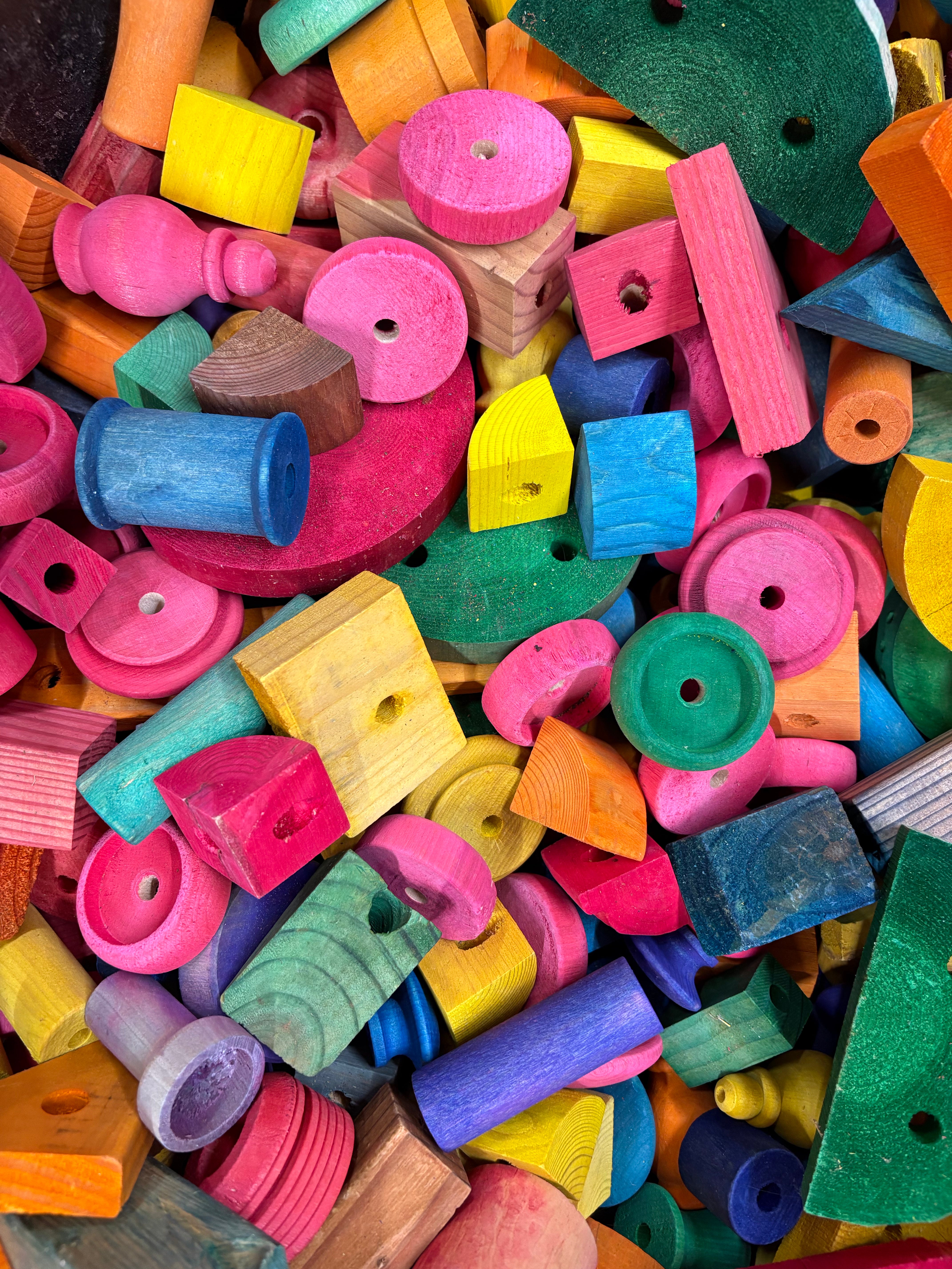 Bulk Wood Parts - 2 Pound Assortment