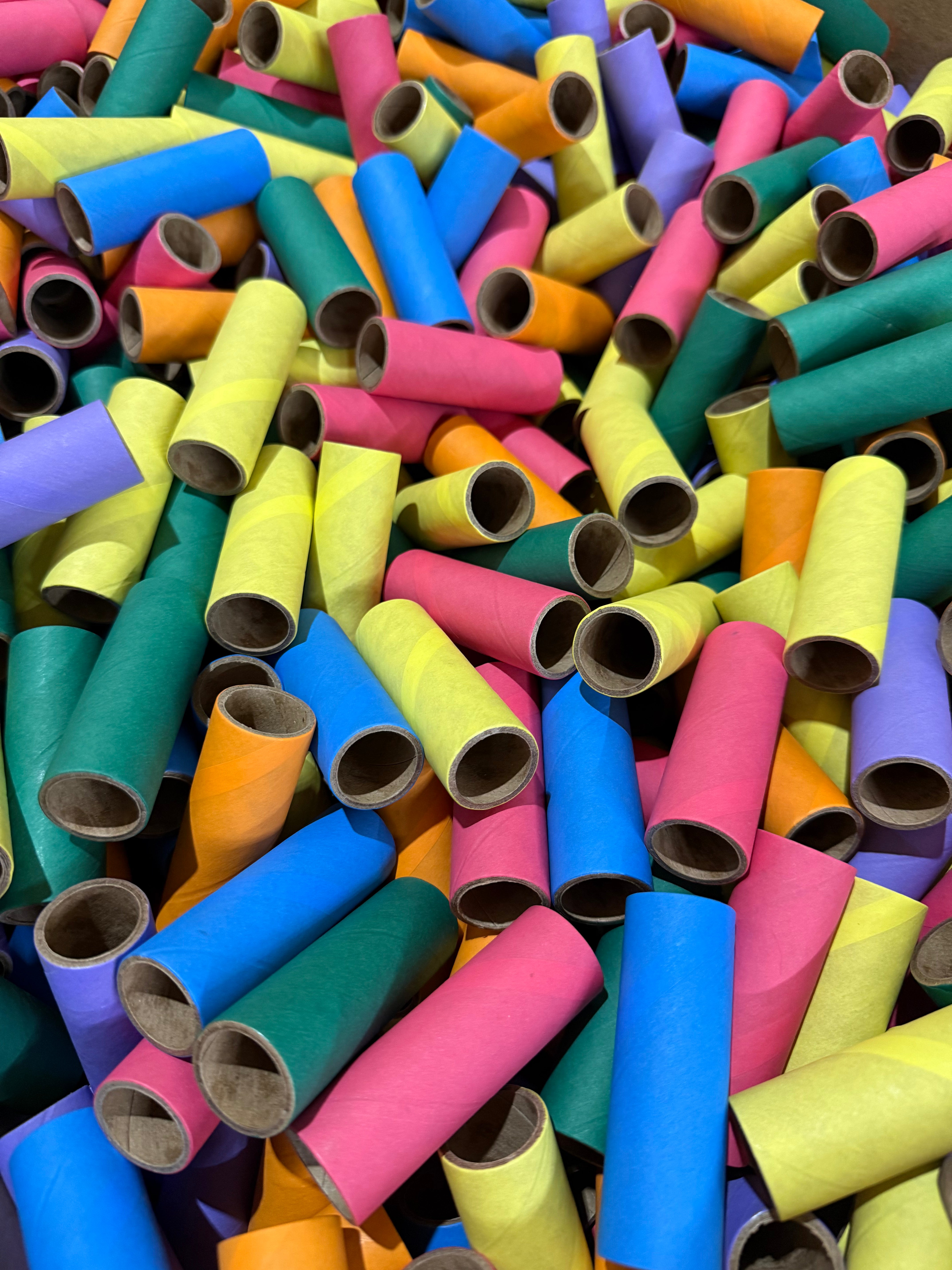 Bulk Bagel Tubes - 3" Colored - 100 Count