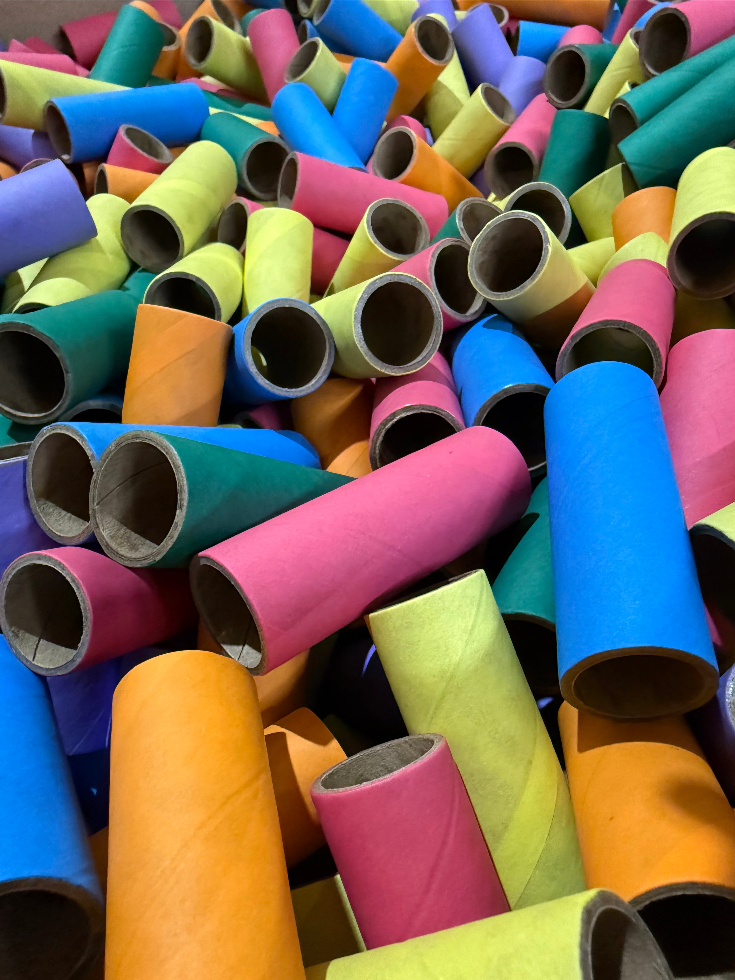 Bulk Bagel Tubes - 3" Colored - 100 Count