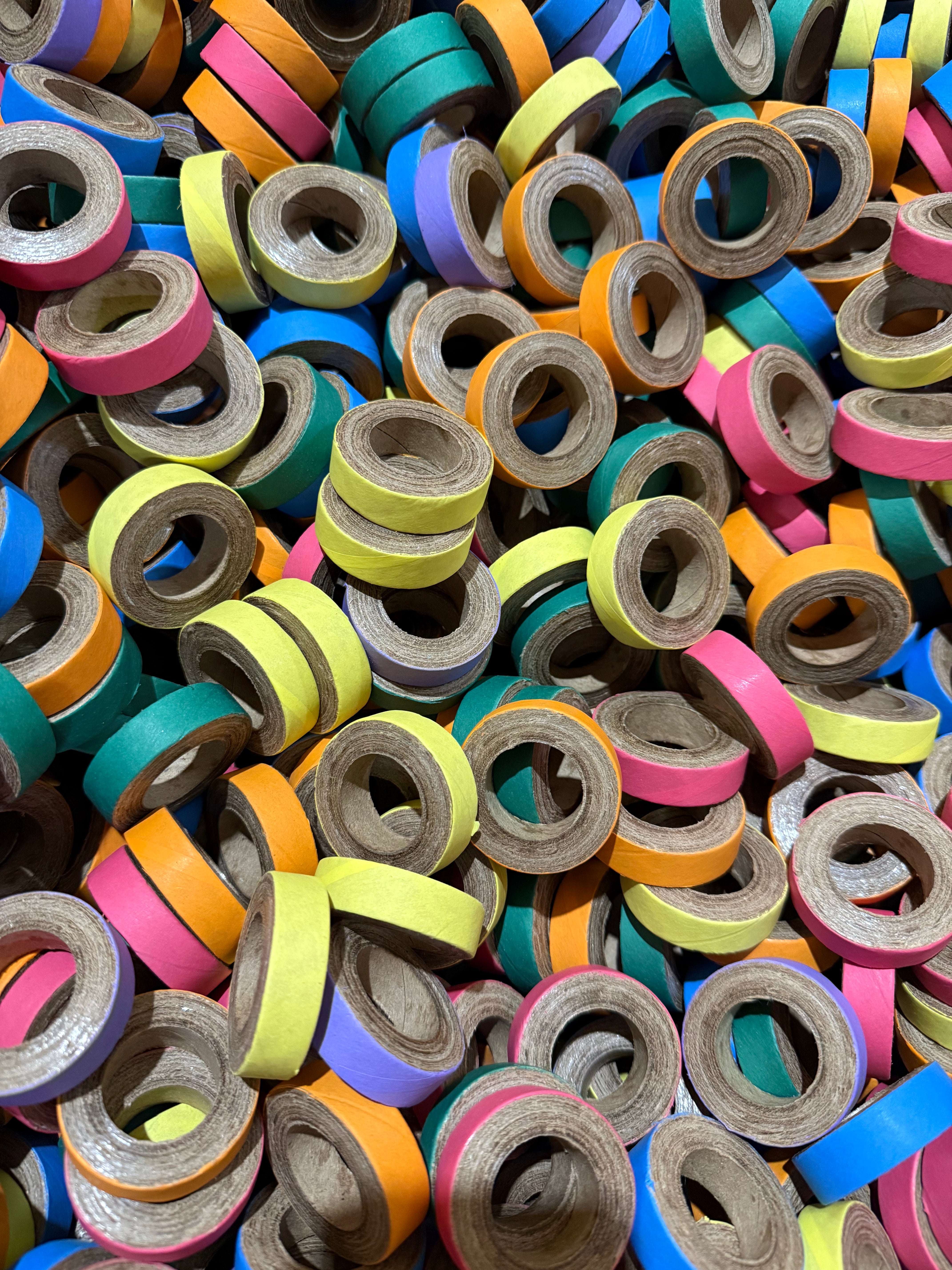 Bulk Bagel Tubes - 1.75" Colored - 100 Count