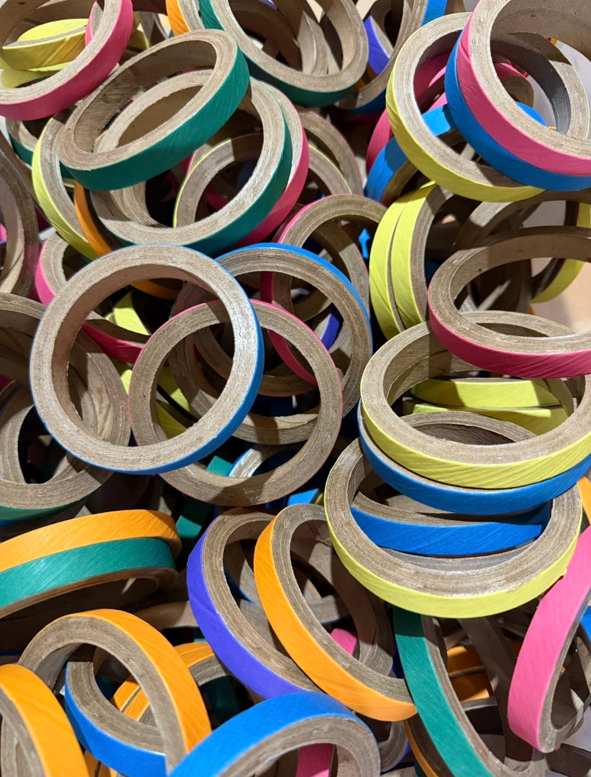 Bulk Bagel Tubes - 4" Colored - 100 Count
