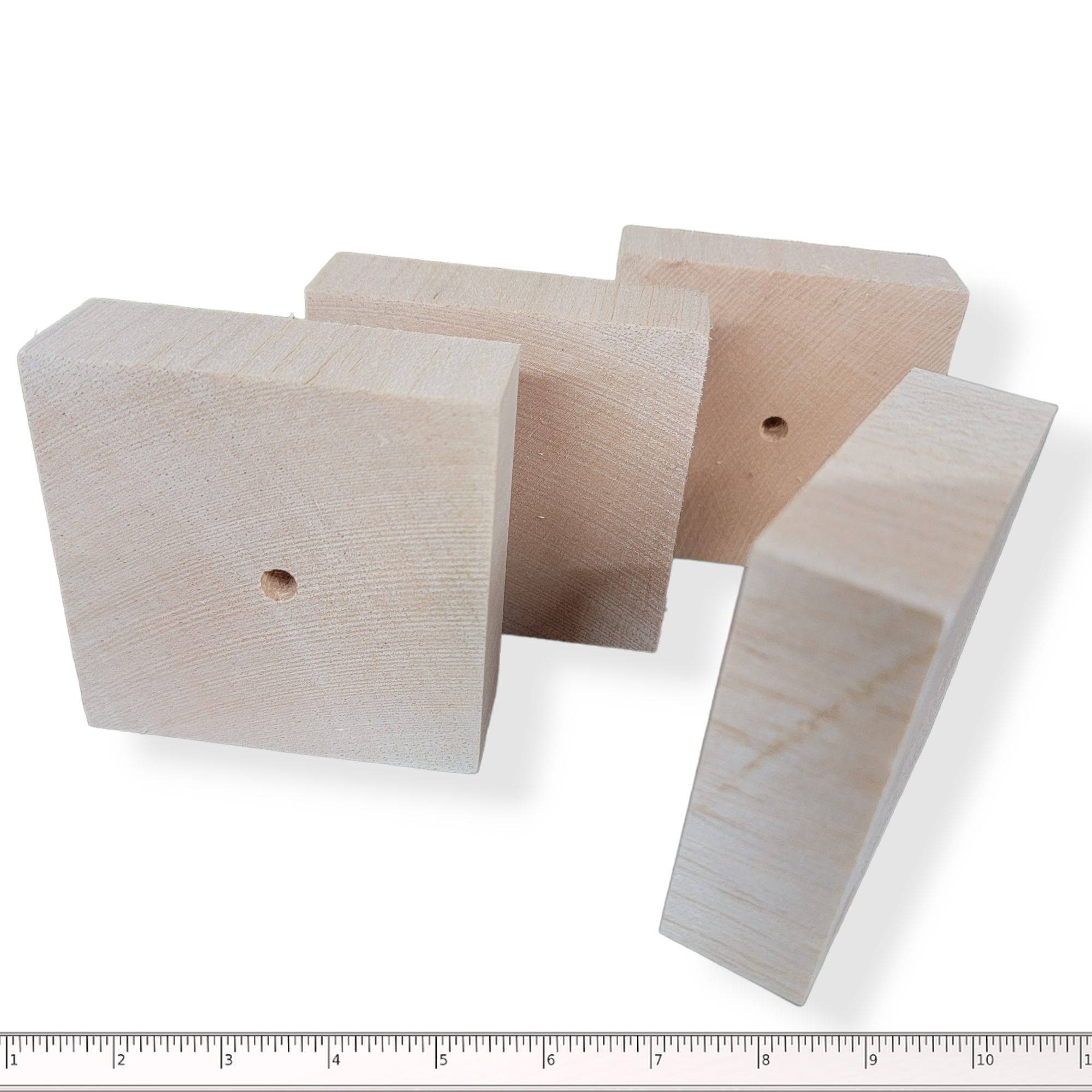 Drilled Balsa Squares