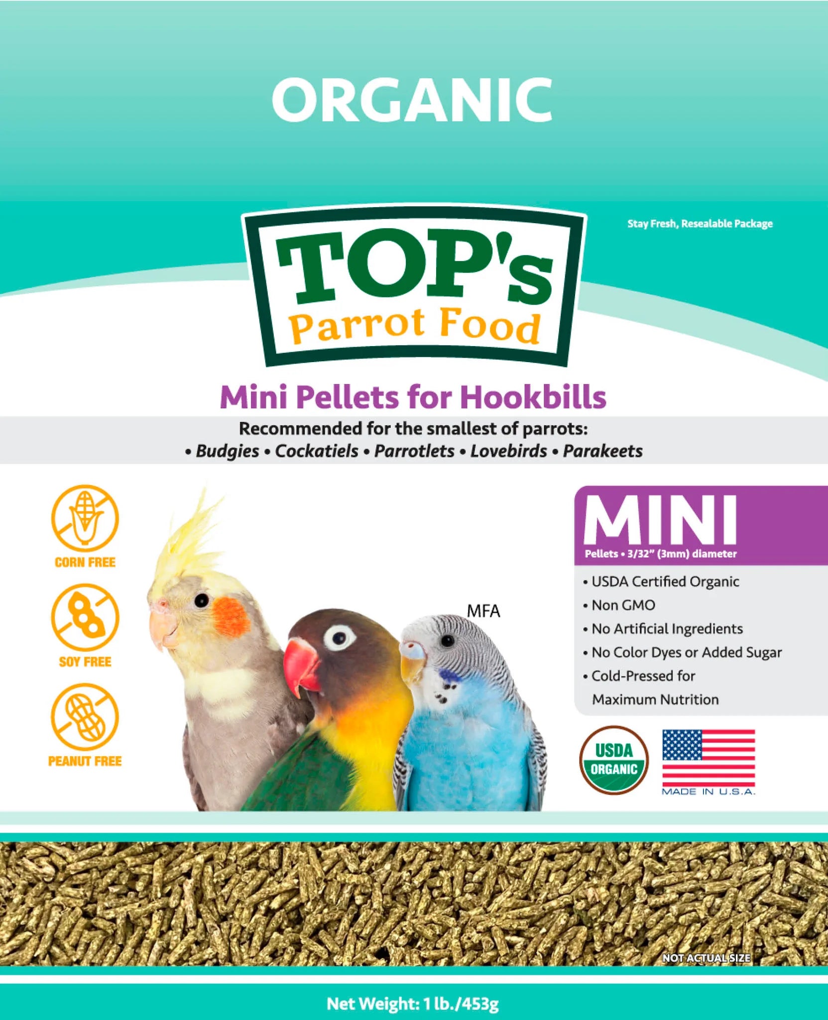 TOPS Mini Pellets - 1 lb