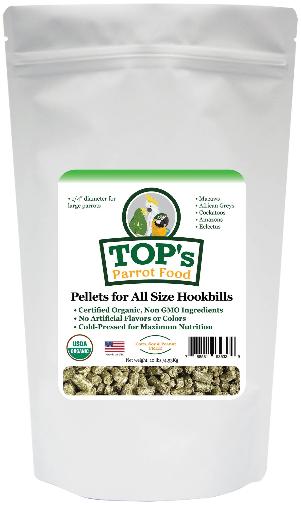 TOPS All Size Pellets - 10 lb