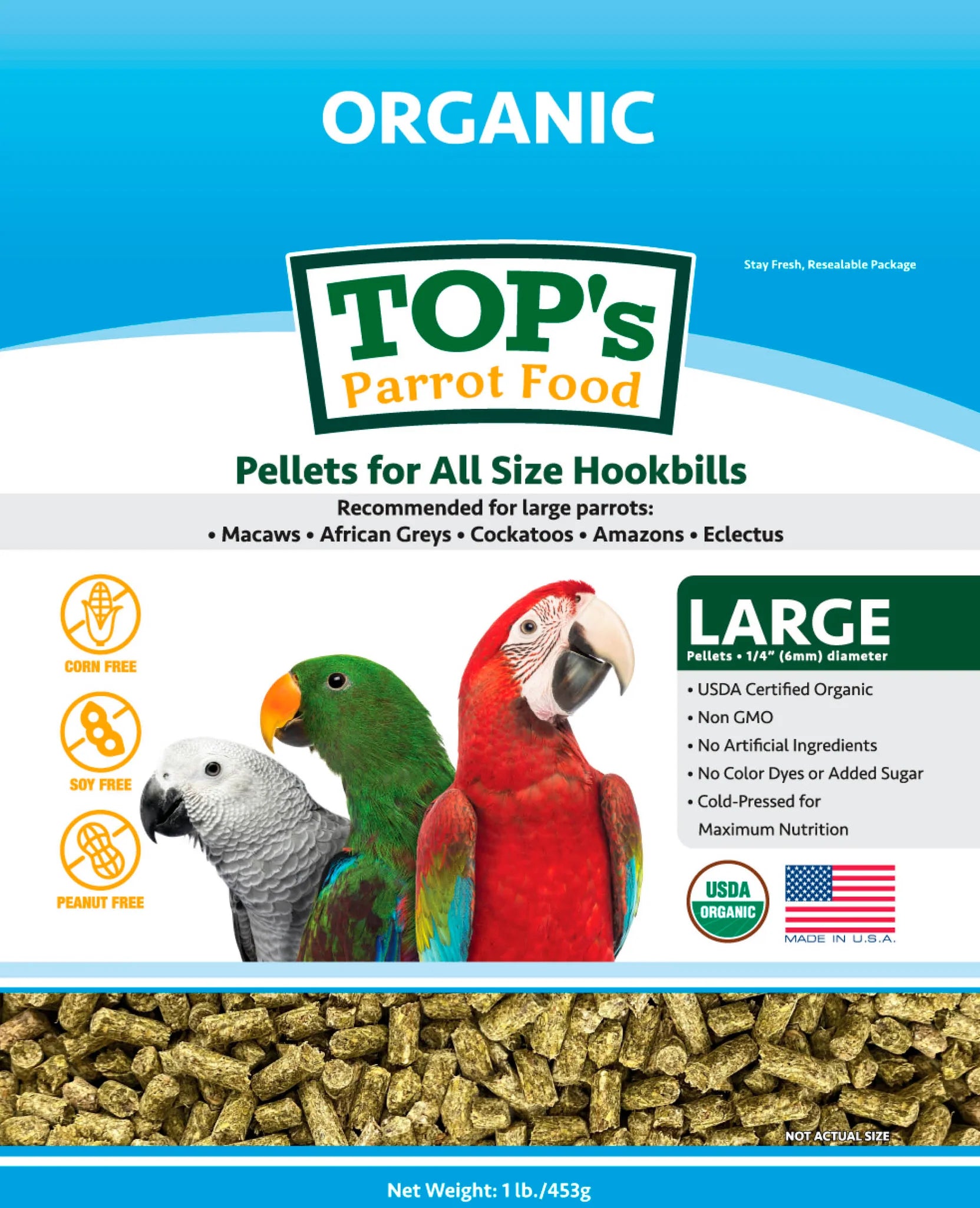 TOPS All Size Pellets - 1 lb