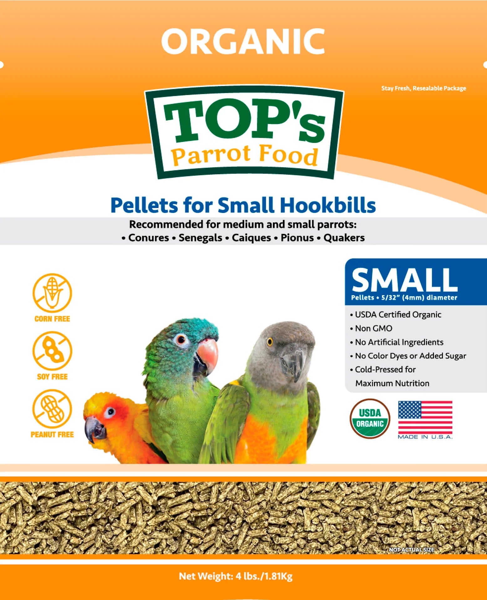 TOPS Small Pellets - 4 lb