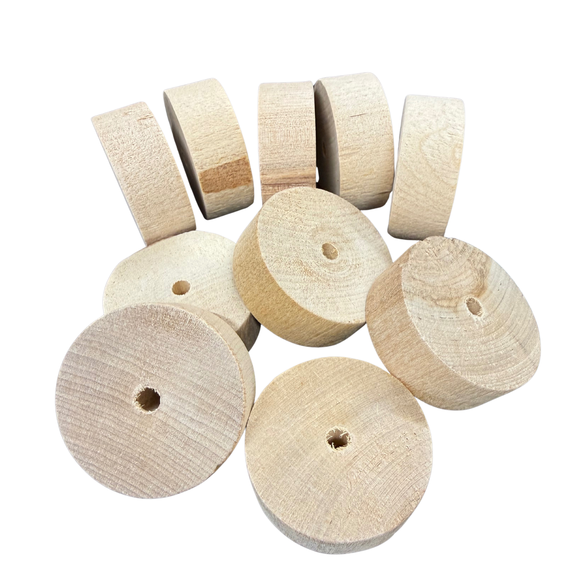 Thick Wood Disks - 10 Pack