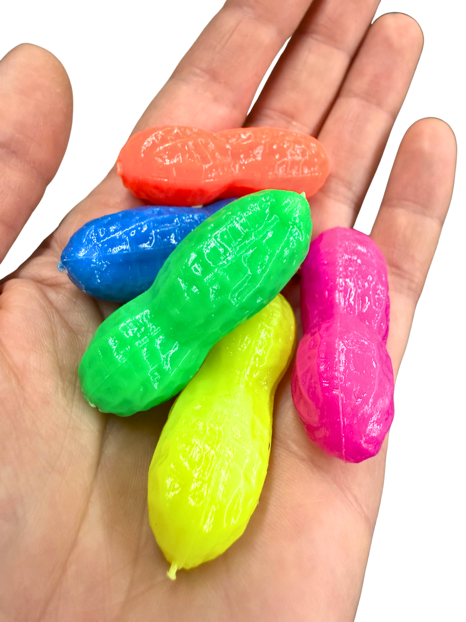 Acrylic Peanuts - 5 Pack