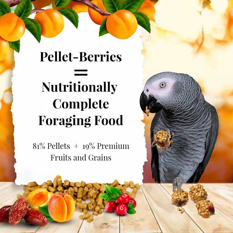 Pellet-Berries for Parrots 10 oz