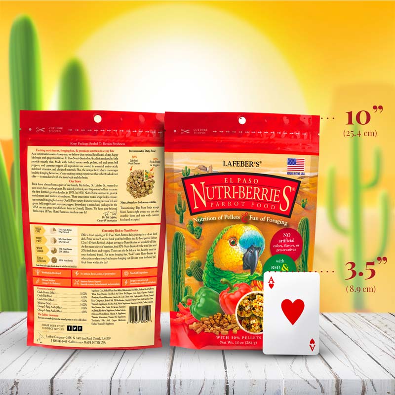 El Paso Nutri-Berries for Parrots 10 oz