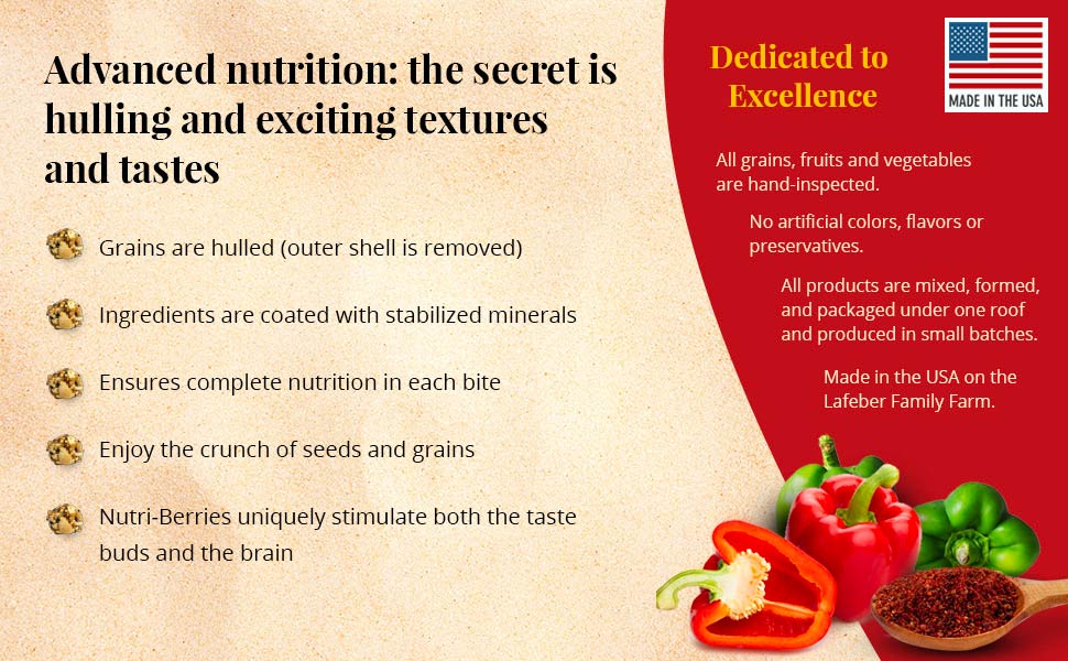 El Paso Nutri-Berries for Parrots 10 oz