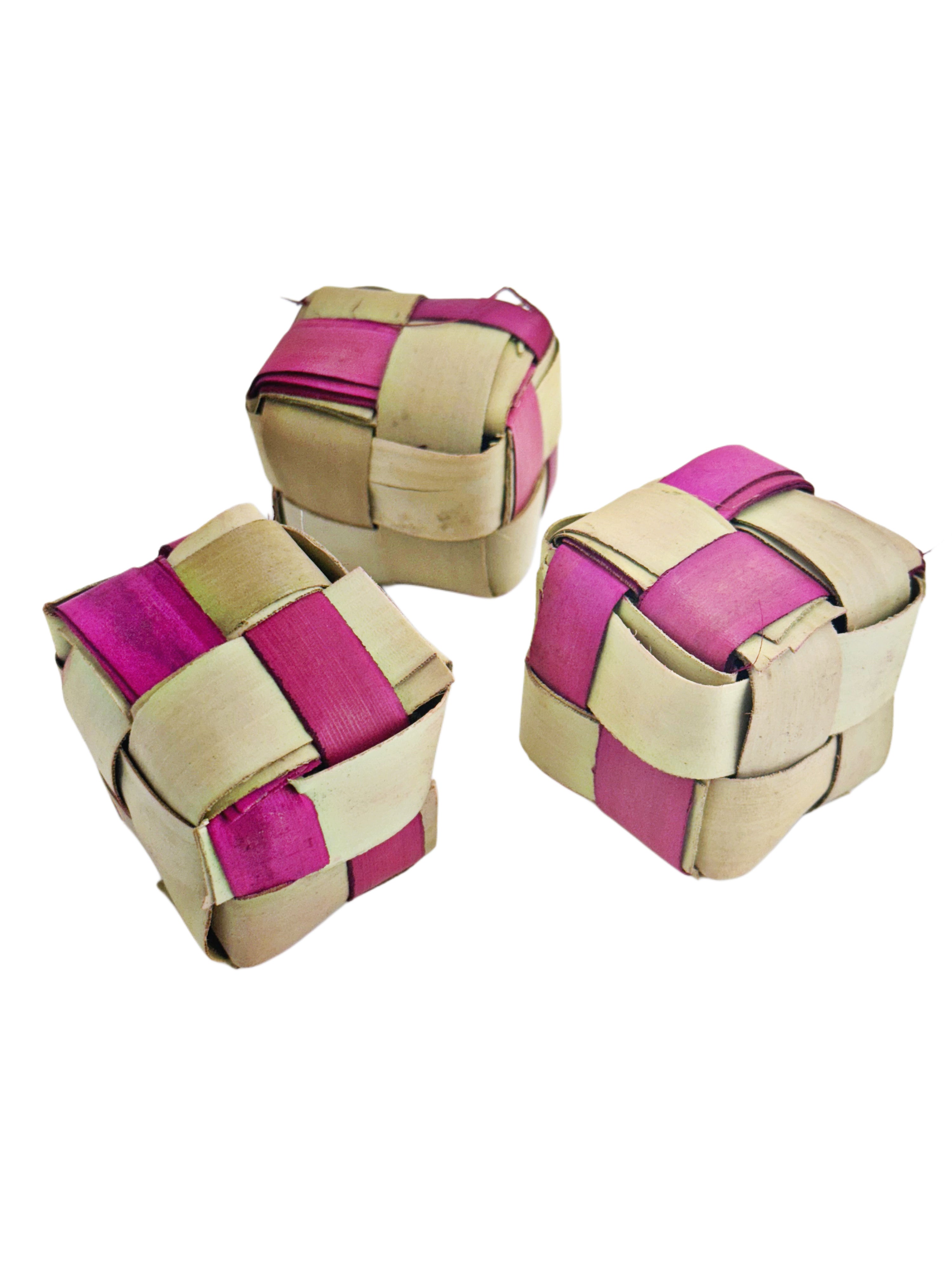 Colorful Palm Boxes - 2 Pack