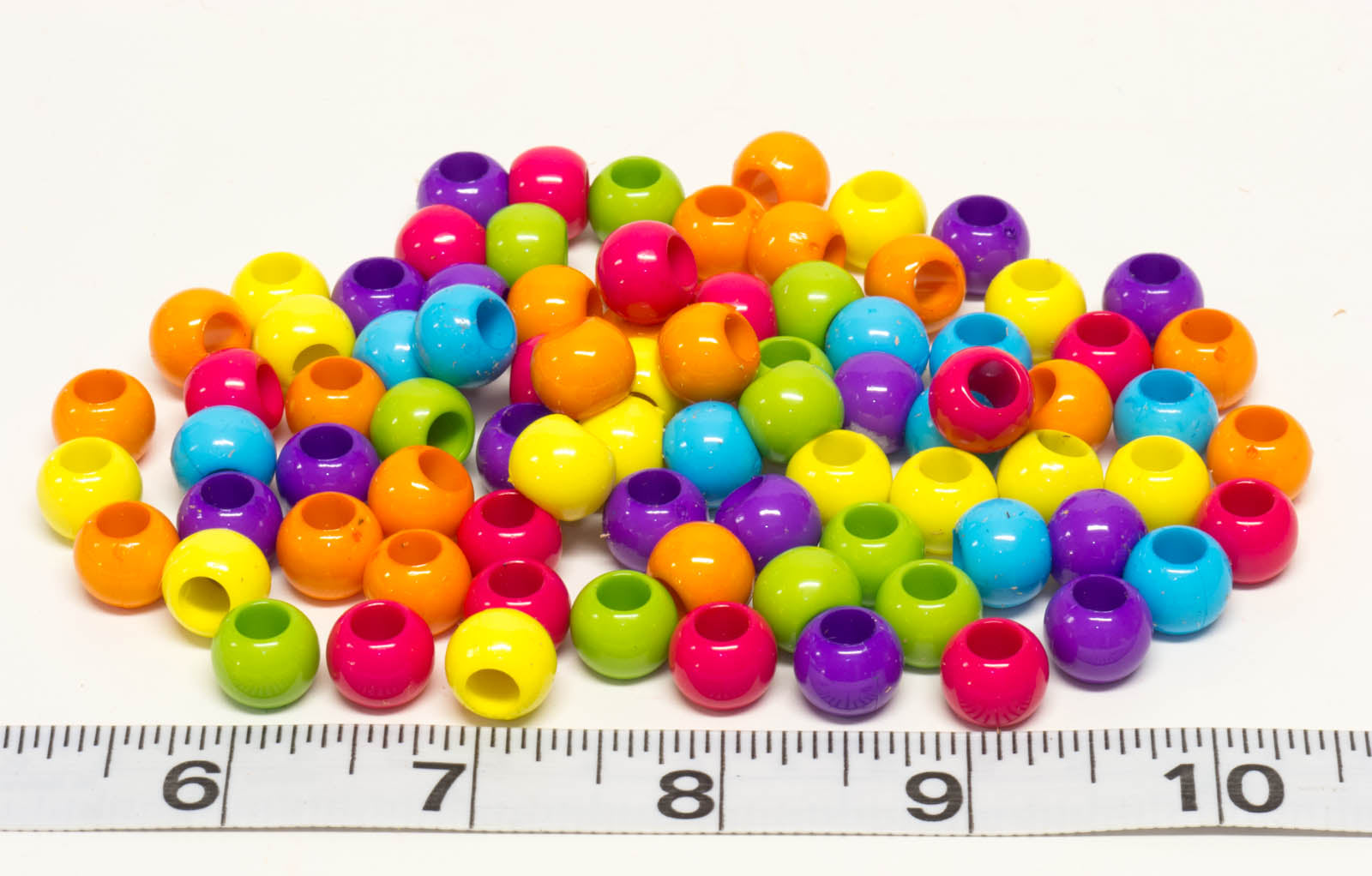 Bright Plastic Beads