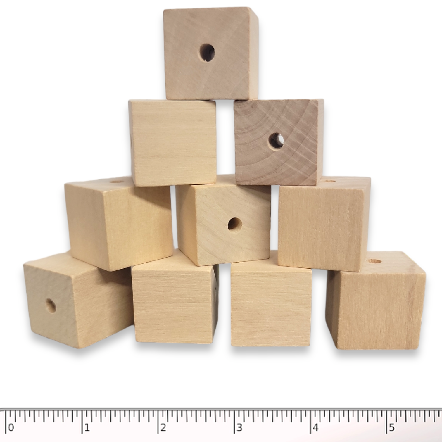 1" Hardwood Cubes - 10 Pack