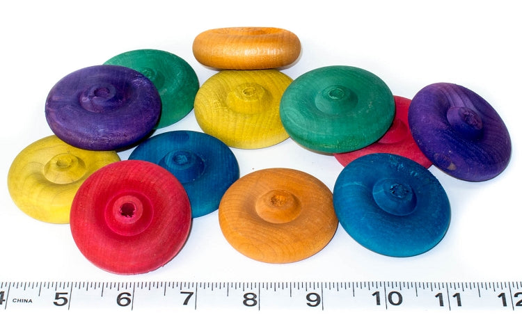 2" Wooden Wheels for bird toy making