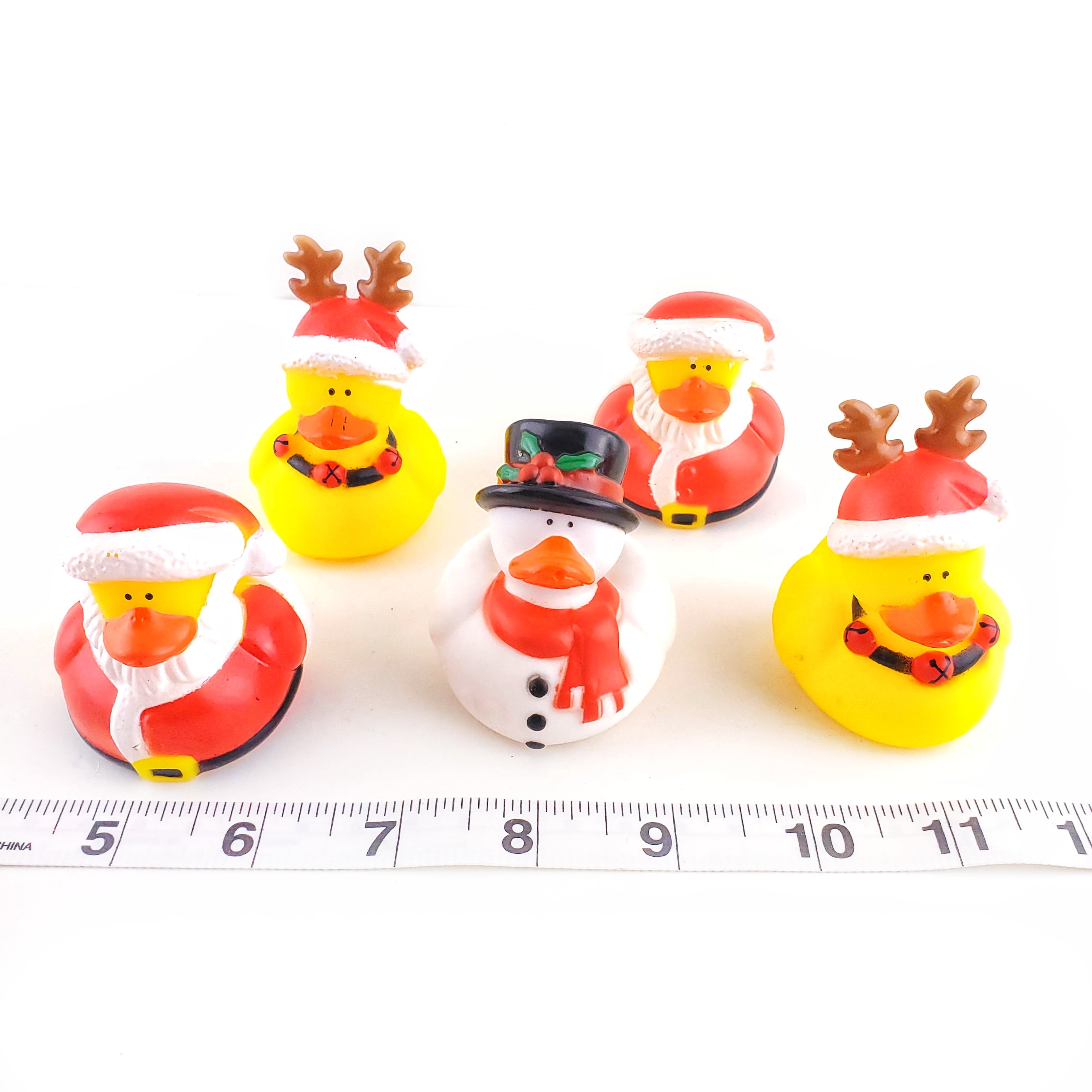 Christmas Rubber Ducks - 3 Pack