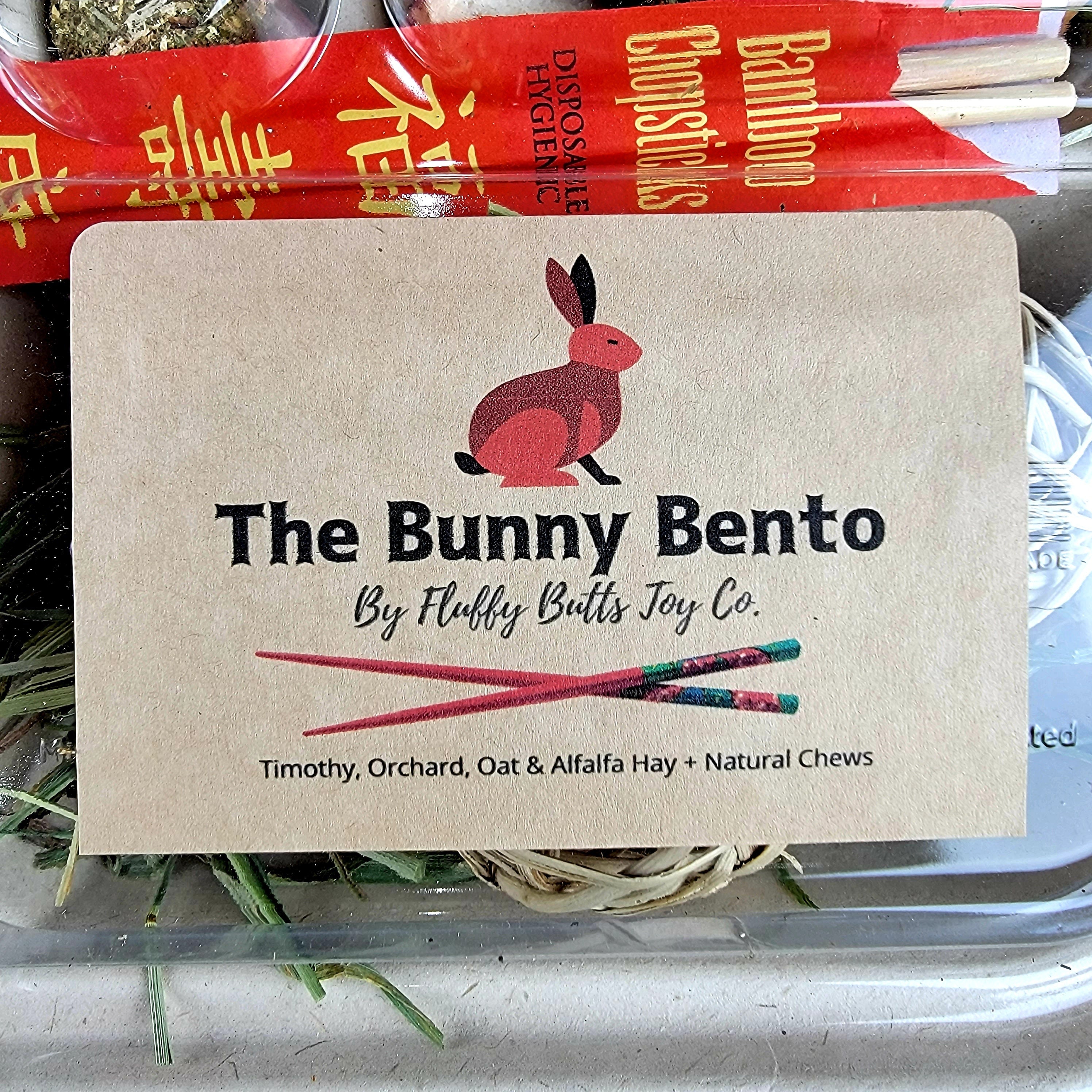 The Bunny Bento - Little Bunny Foo Food Collection - Orchard, Timothy, Oat & Alfalfa Hay Variety w/Natural Chews for Rabbits, Chinchillas