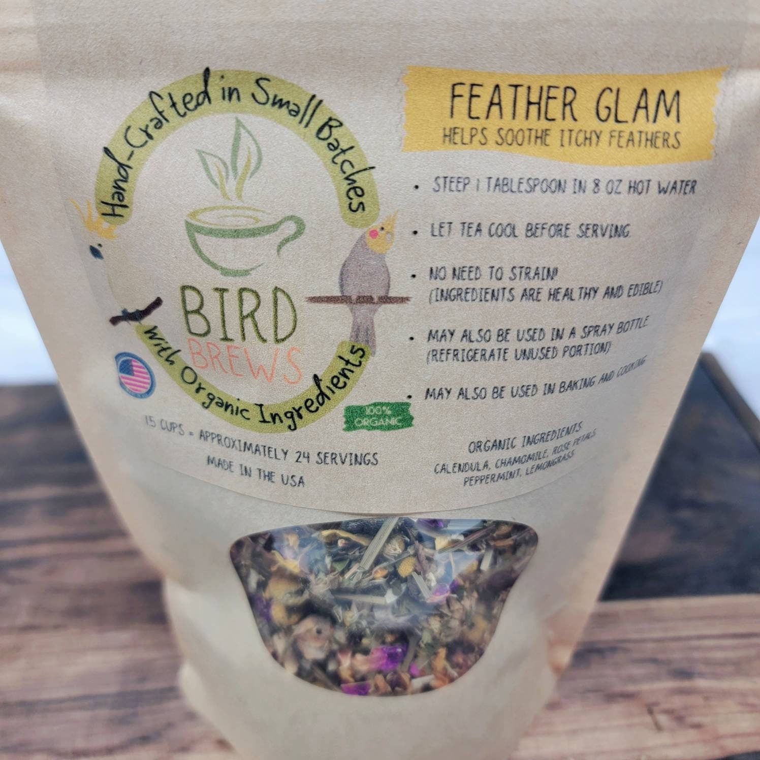 Bird Brews | Avian Tea Blend for Parrots | 3 Flavors to Choose From