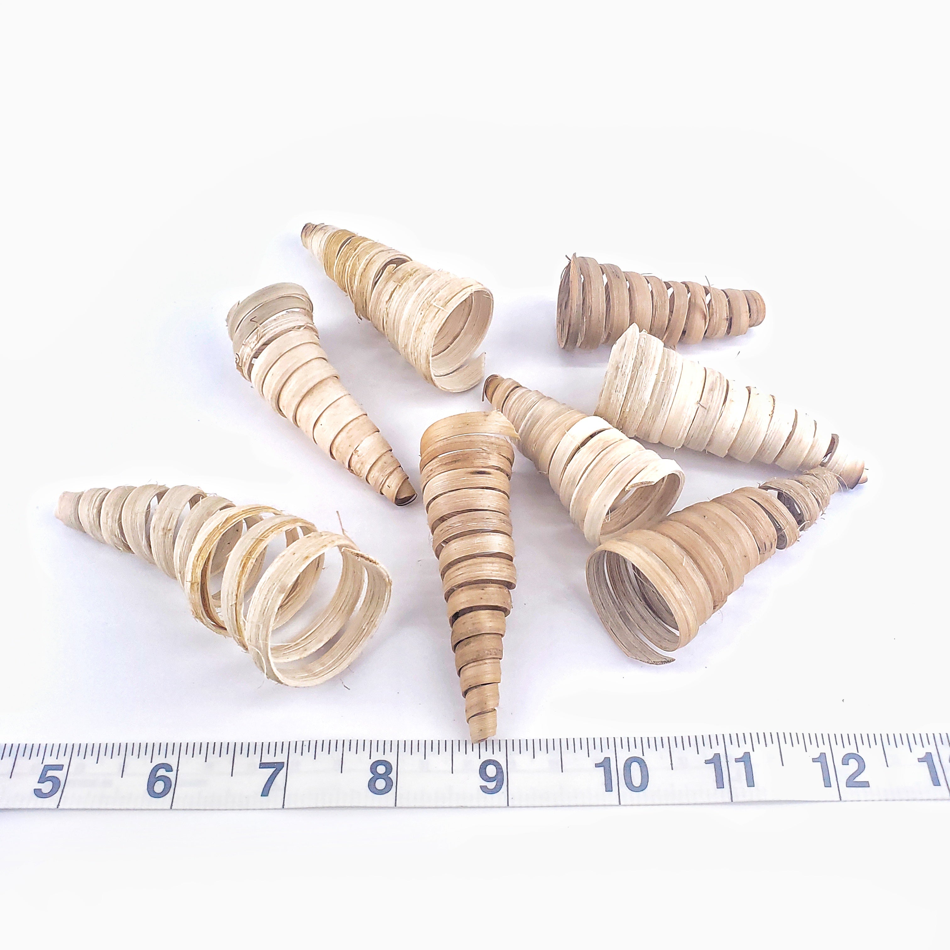 Cane Curly Cones - 10 Pack