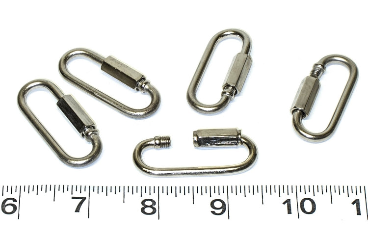 Stainless Steel Wide Jaw Quick Links - 3 Pack
