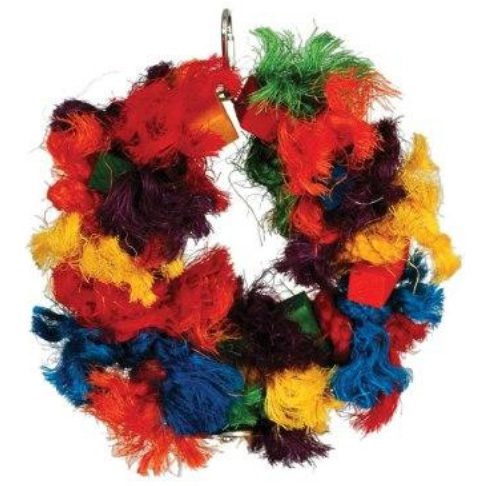 Sisal and Block Wreath by Featherland Paradise