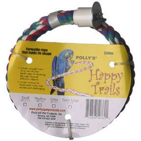 3/8" x 30" Small Coil Rope Perch by Happy Trails