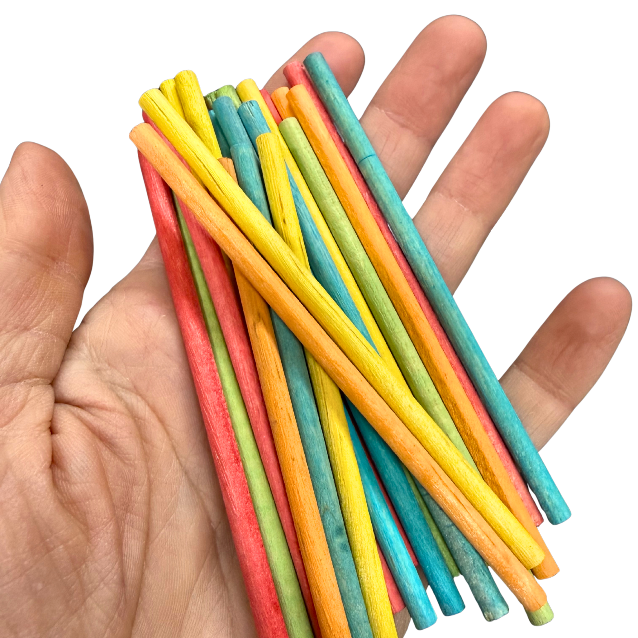4" Wooden Sticks - 25 Pack