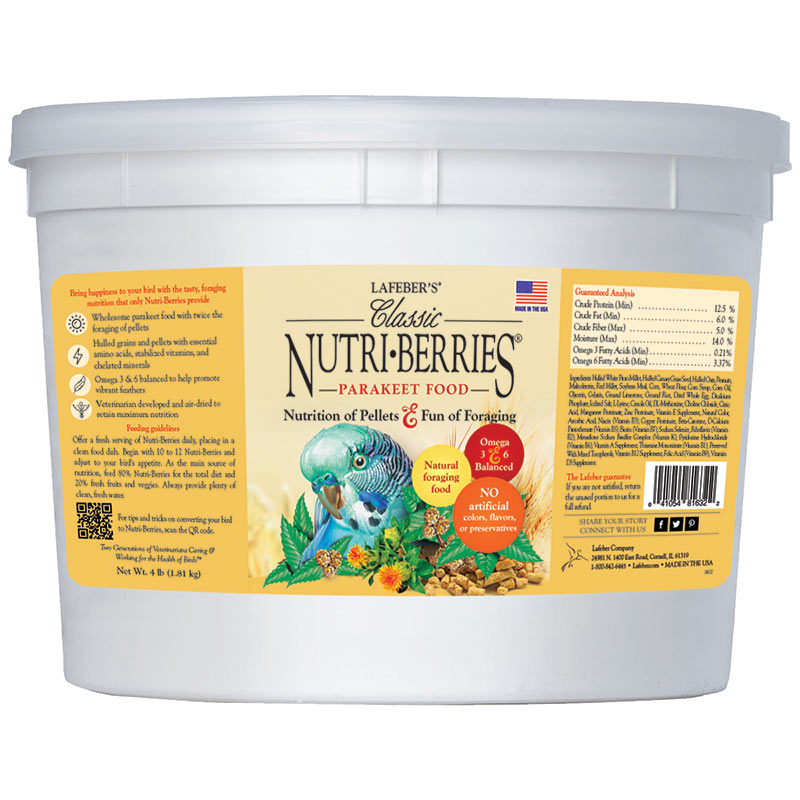 Parakeet Nutri-Berries 4 lb (1.81 kg)