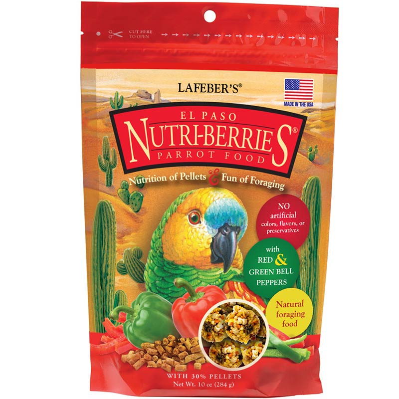 El Paso Nutri-Berries for Parrots 10 oz