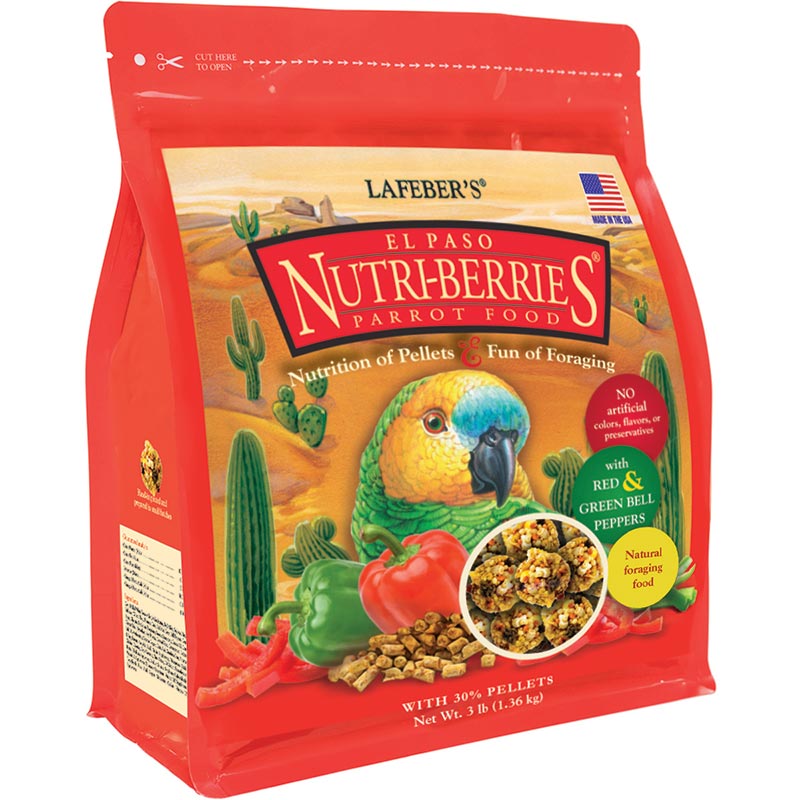 El Paso Nutri-Berries for Parrots 3 lb (1.36 kg)