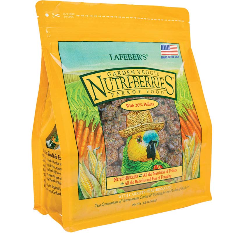 Garden Veggie Nutri-Berries for Parrots 3 lb (1.36 kg)