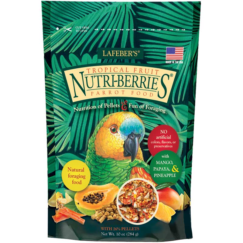 Tropical Fruit Nutri-Berries for Parrots 10 oz (284 g)