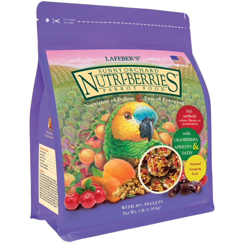 Sunny Orchard Nutri-Berries for Parrots 3 lb (1.36 kg)