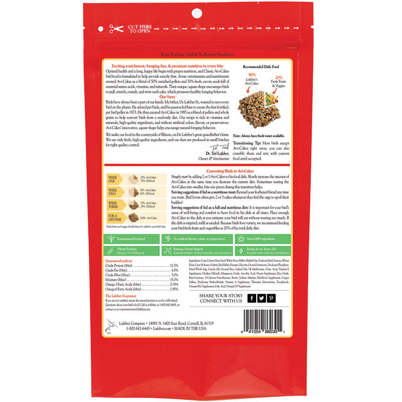 Classic Avi-Cakes for Parrot 12 oz