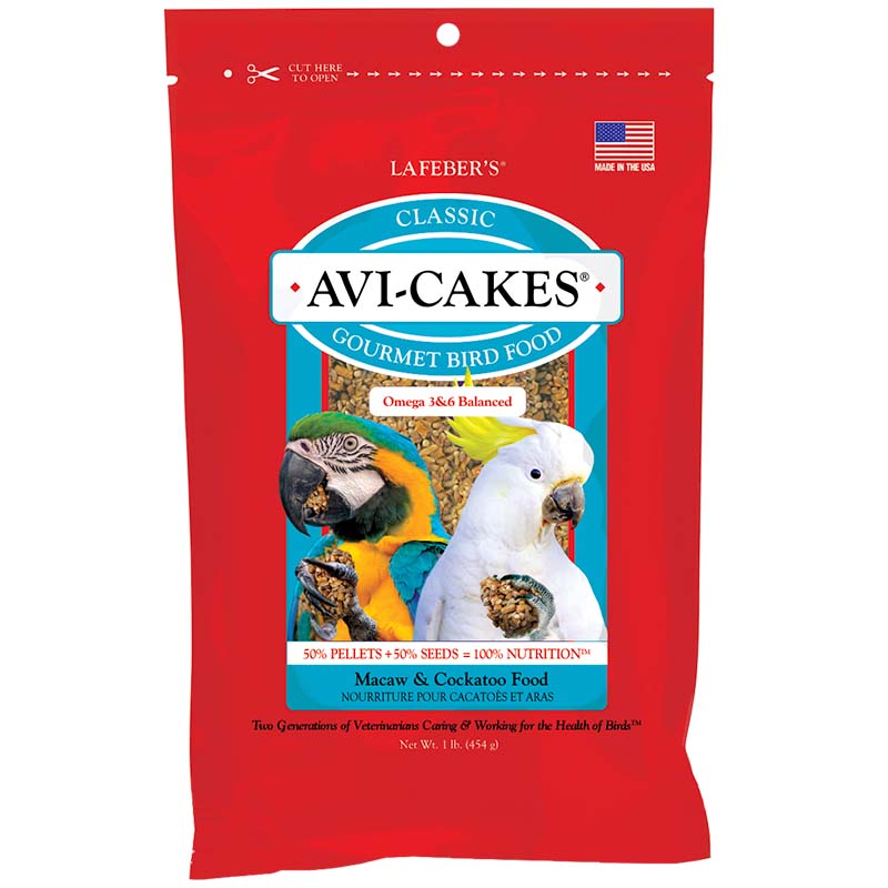 Classic Avi-Cakes for Macaw 16 oz