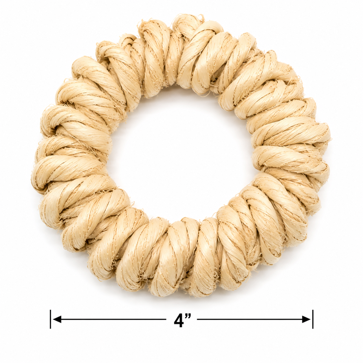 Big Beak Rings - 4" Natural Shreddable Bird Toy Parts