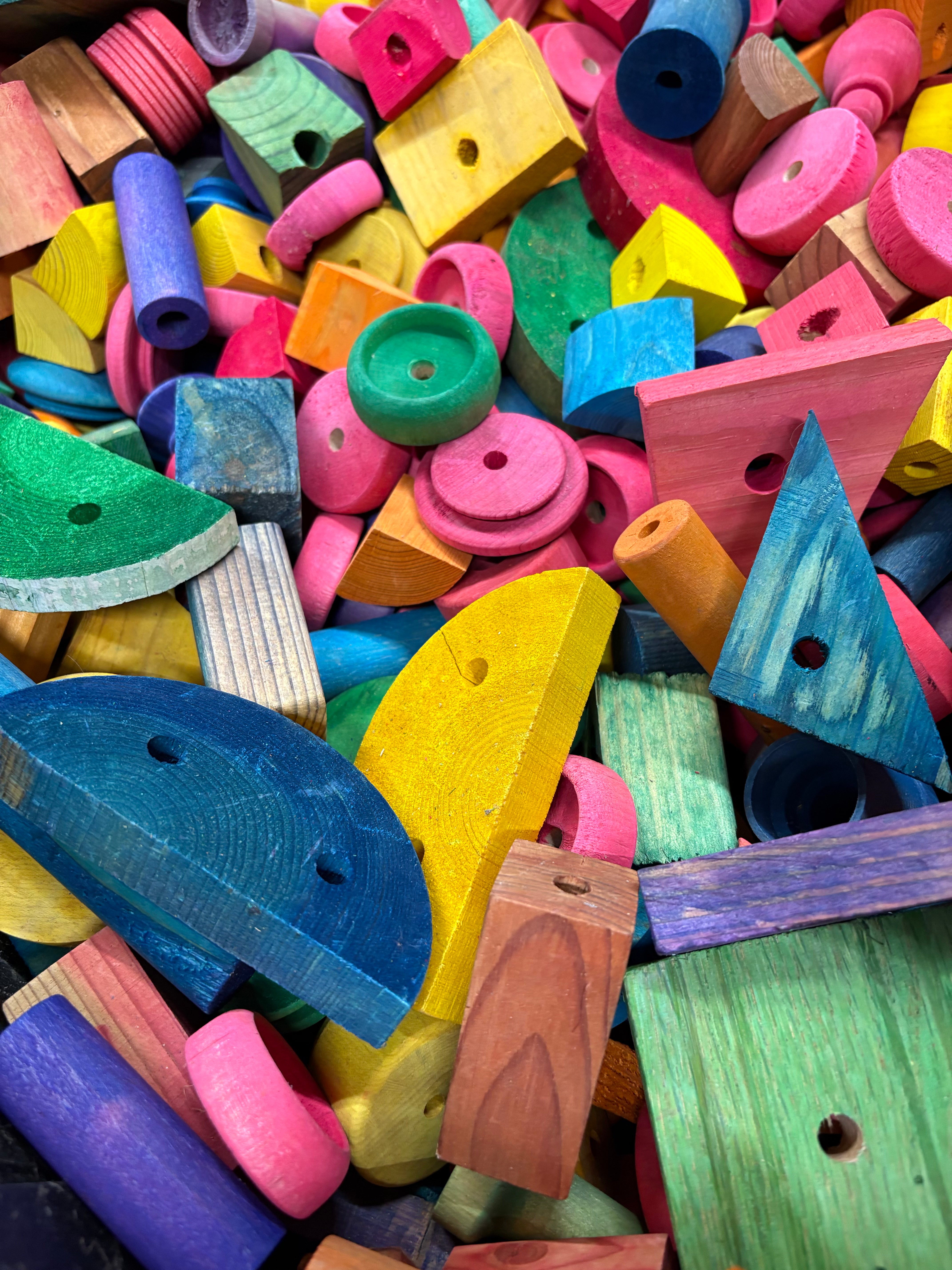Bulk Wood Parts - 2 Pound Assortment