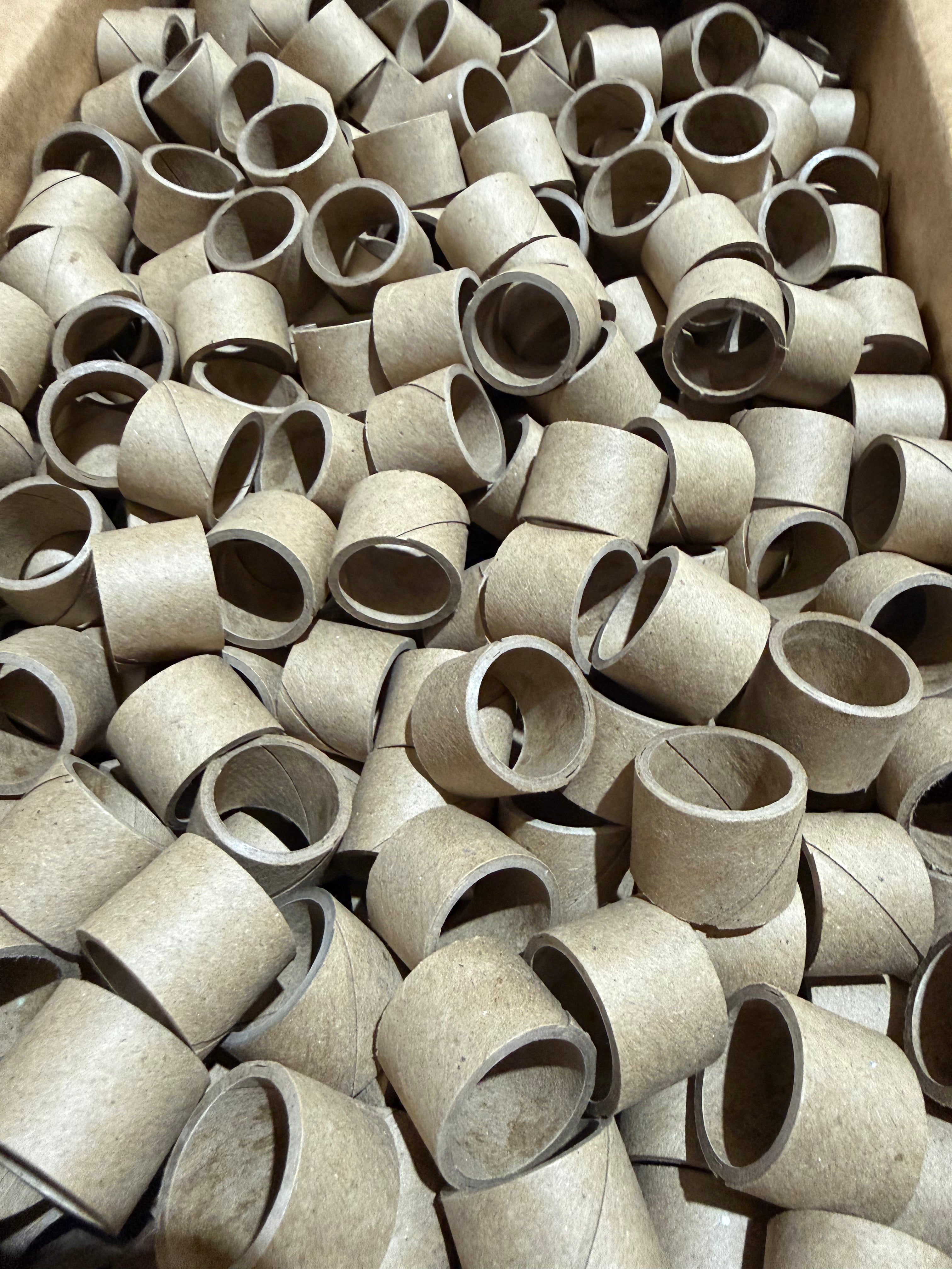 Bulk Bagel Tubes - 3/4" Natural - 100 Count