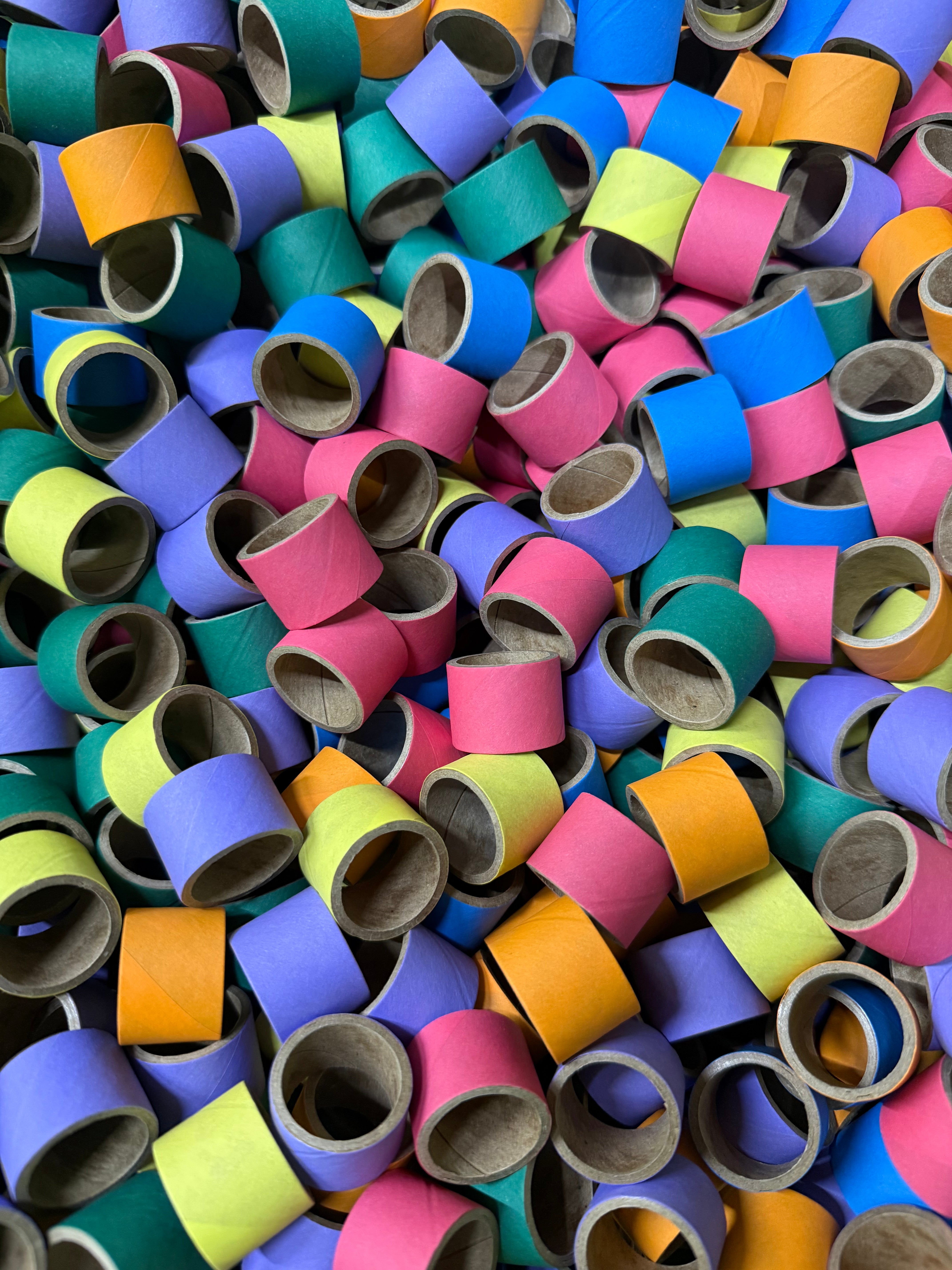 Bulk Bagel Tubes - 3/4" Colored - 100 Count
