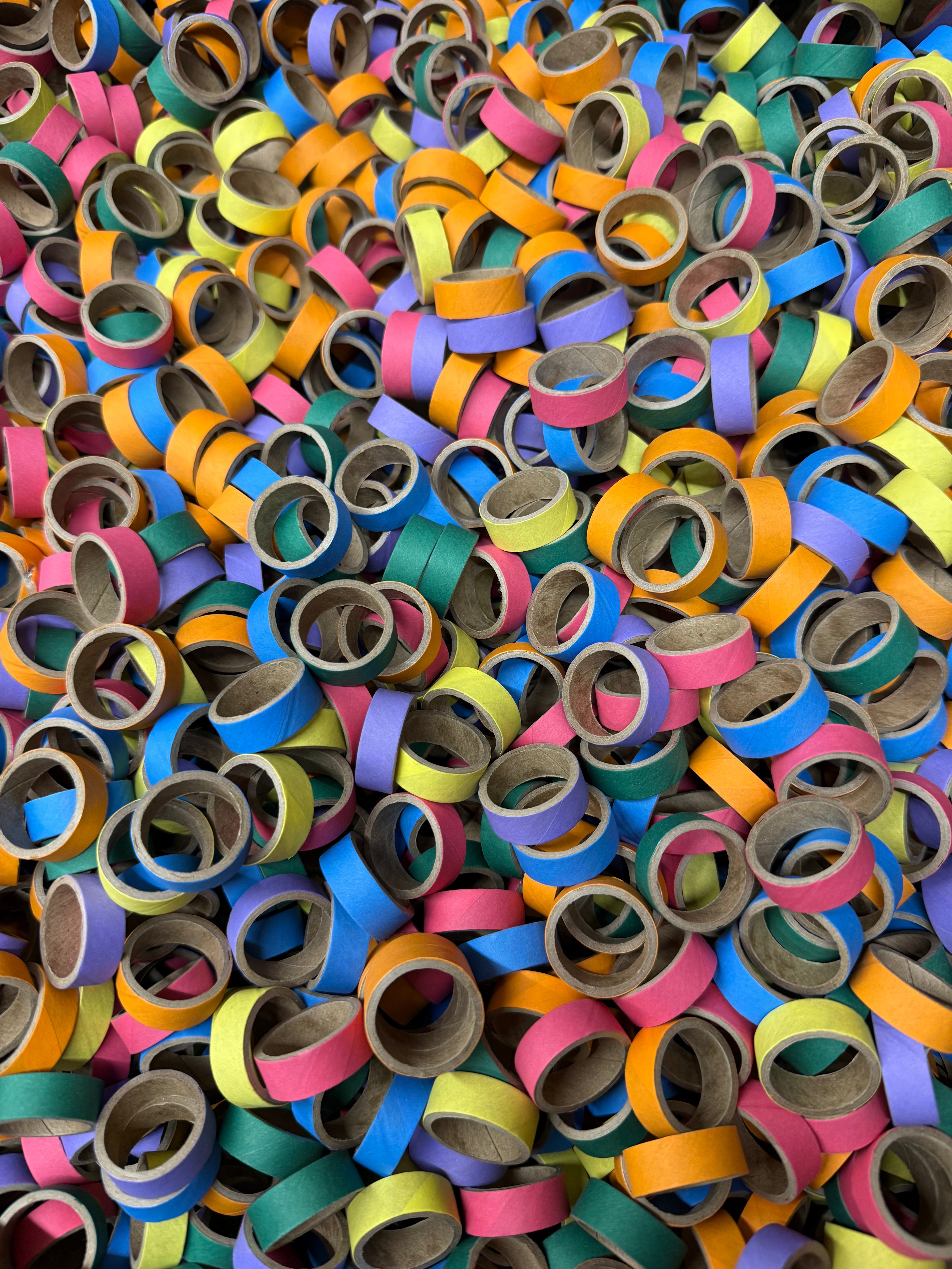 Bulk Bagel Tubes - 1" Colored - 100 Count