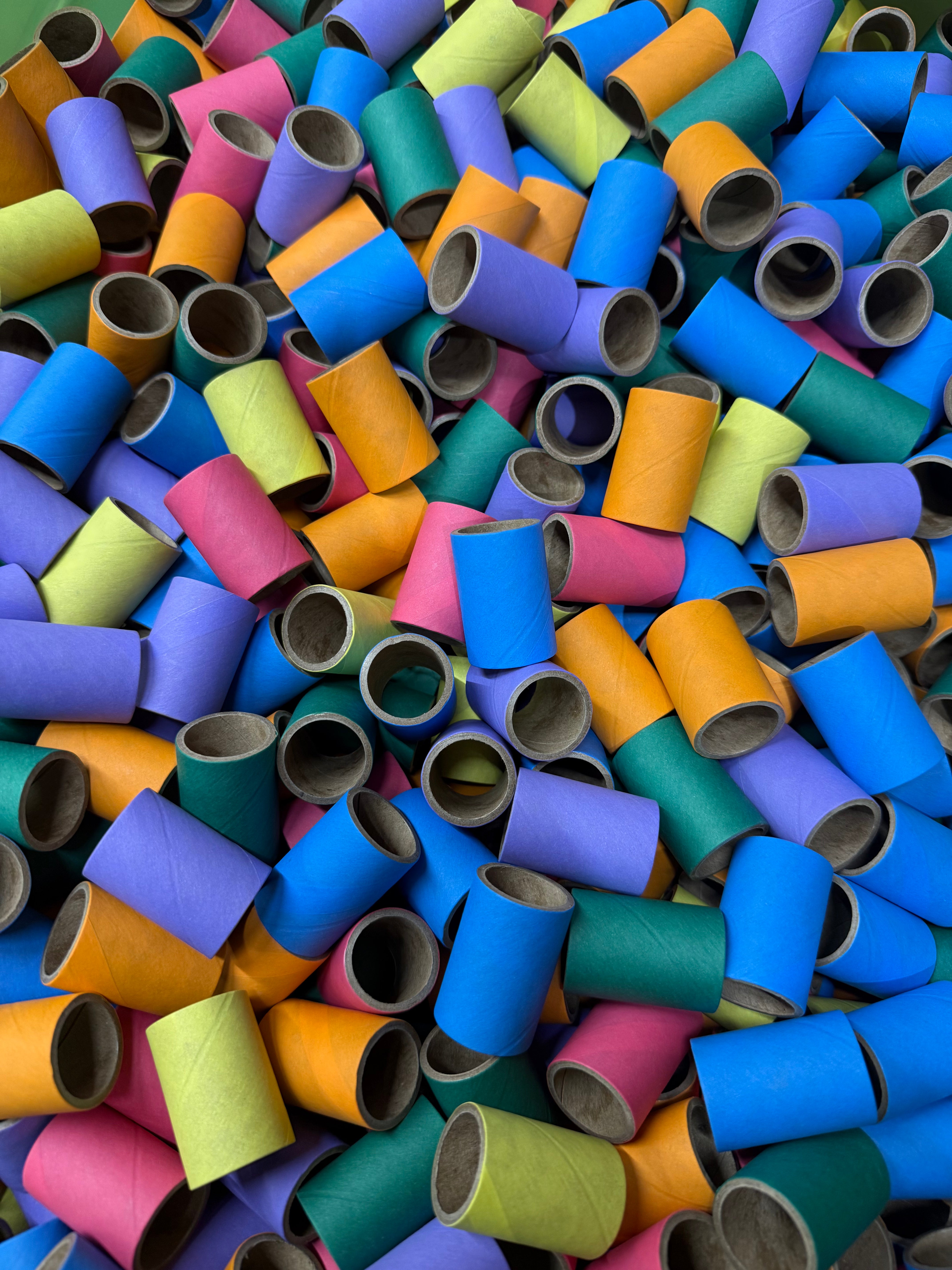 Bulk Bagel Tubes - 1.5" Colored - 100 Count