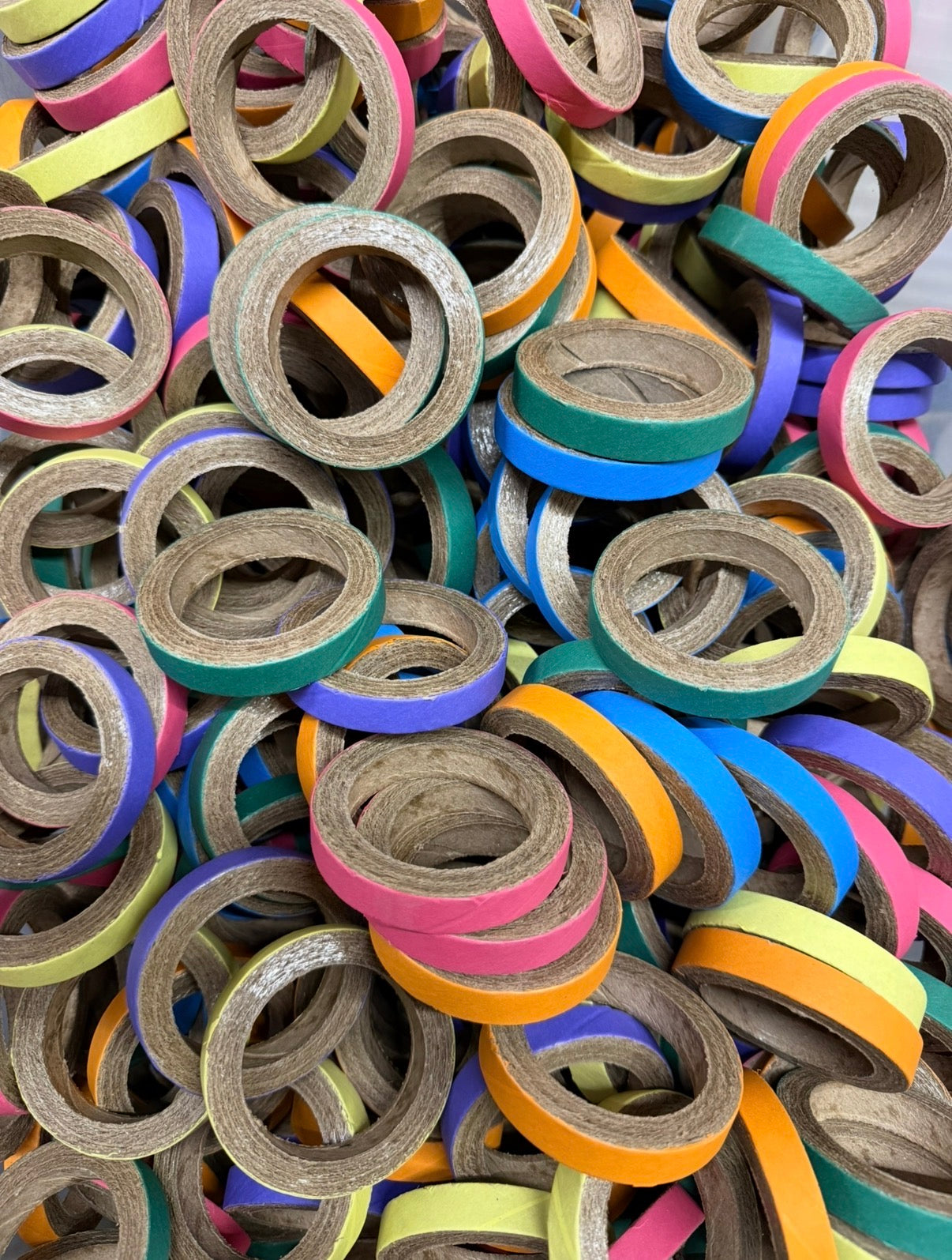 Bulk Bagel Tubes - 2.75" Colored - 100 Count