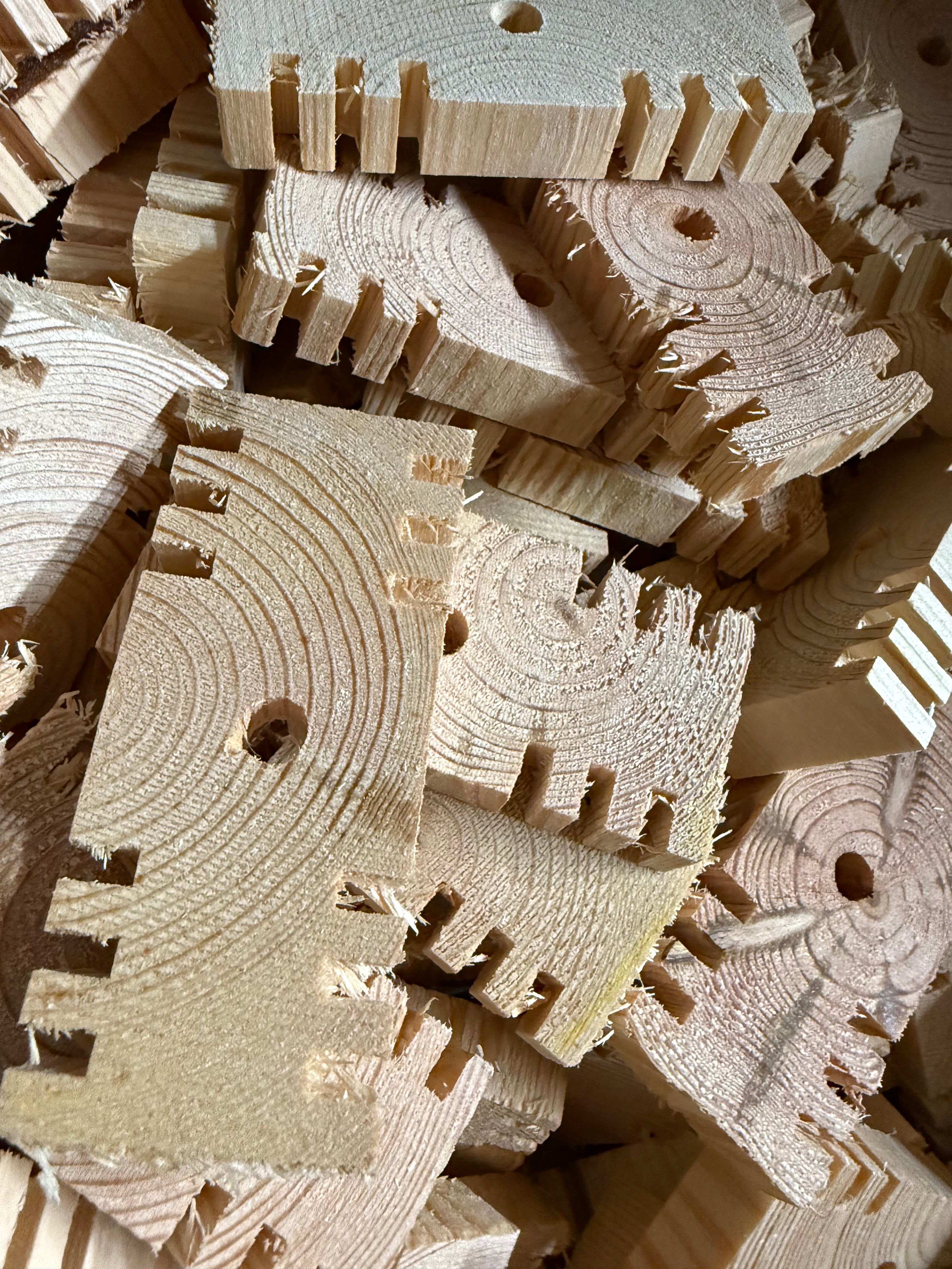 Paper Long Block Natural Long Puzzler Blocks - 1/2