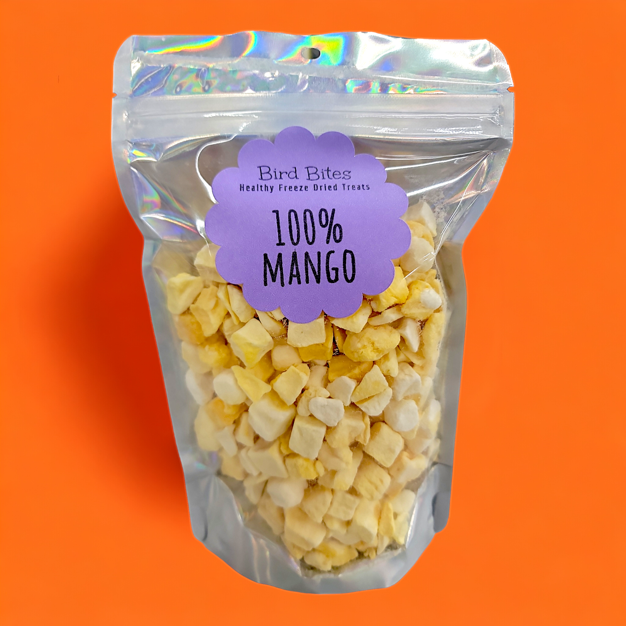 100% Mango - 1.5 Cups - Bird Bites Healthy Freeze Dried Treats
