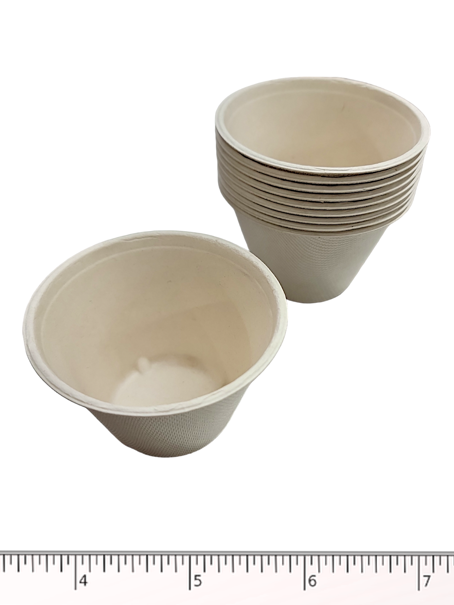 Large Natural Munchie Cups - 10 Pack