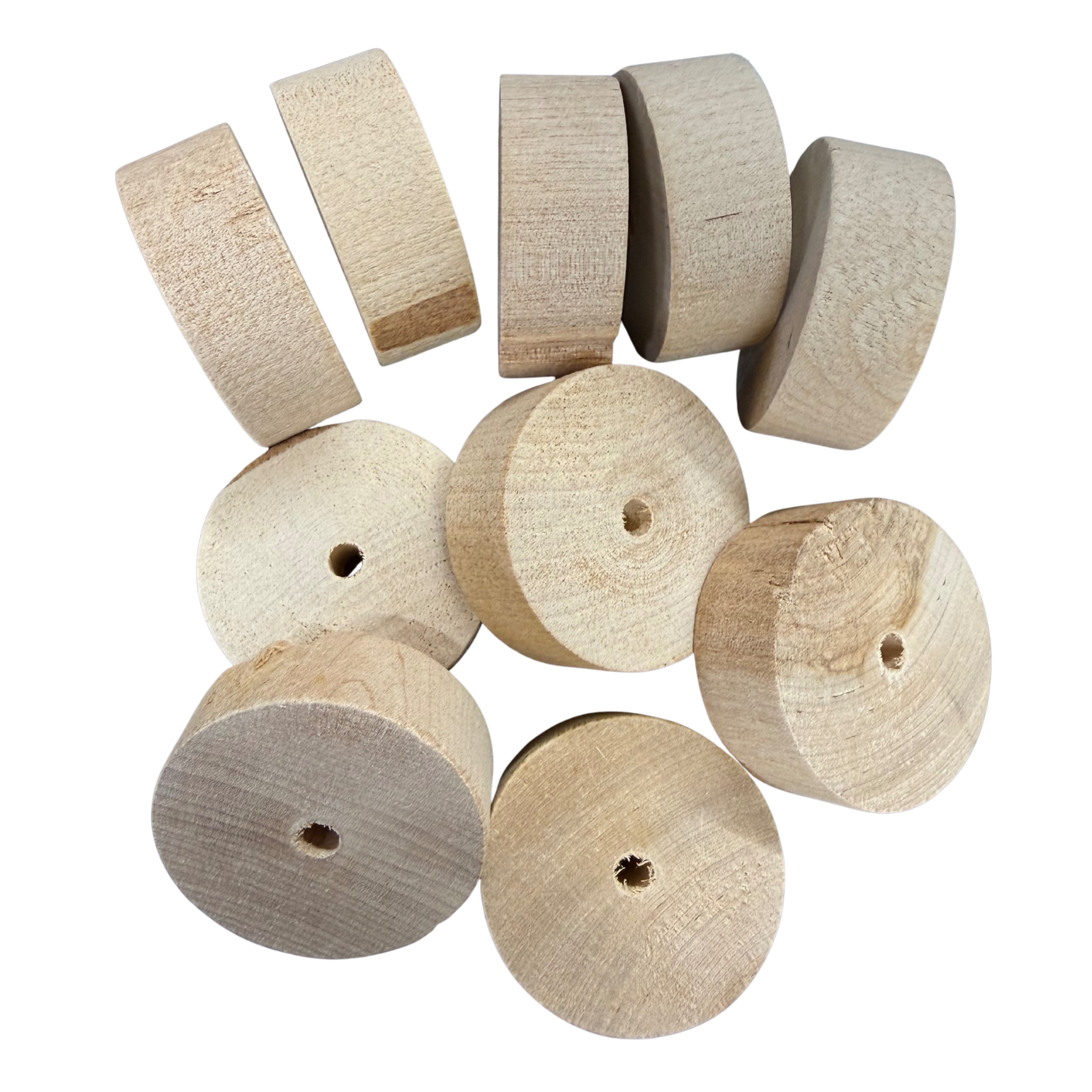 Thick Wood Disks - 10 Pack